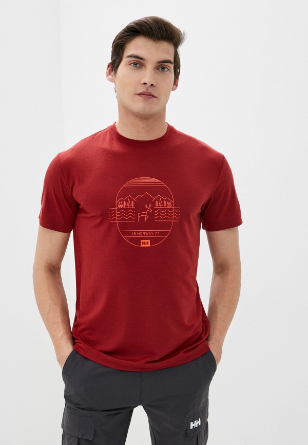 

Футболка Helly Hansen, Красный, SKOG GRAPHIC T-SHIRT