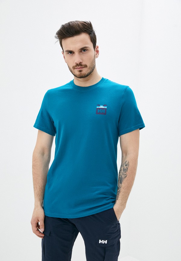 

Футболка Helly Hansen, Голубой, NORD GRAPHIC HH T-SHIRT