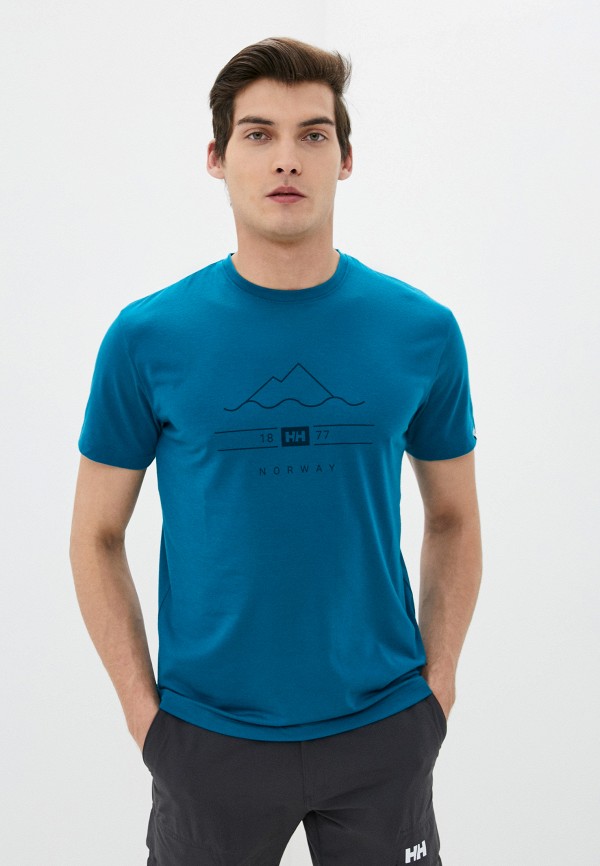 

Футболка Helly Hansen, Голубой, SKOG GRAPHIC T-SHIRT