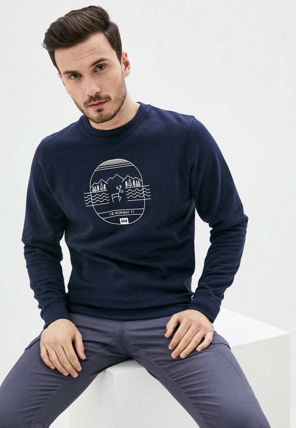 

Свитшот Helly Hansen, Синий, F2F COTTON SWEATER