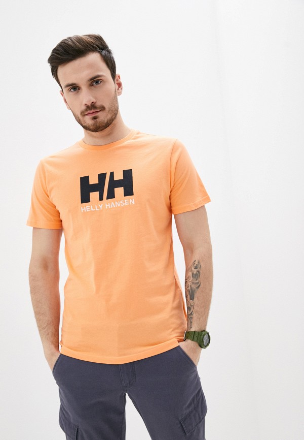 

Футболка Helly Hansen, Оранжевый, HH LOGO T-SHIRT