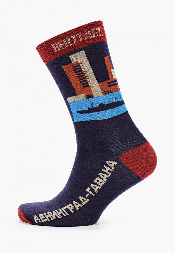 

Носки Запорожец Heritage, Синий, Ленинград-Гавана
