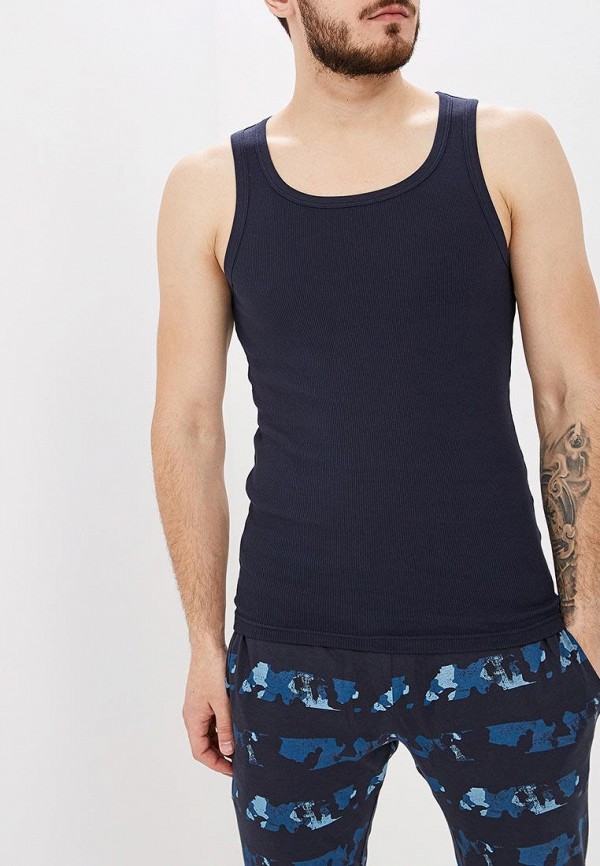 

Майка домашняя Tezenis, Синий, Tezenis MP002XM24TRH