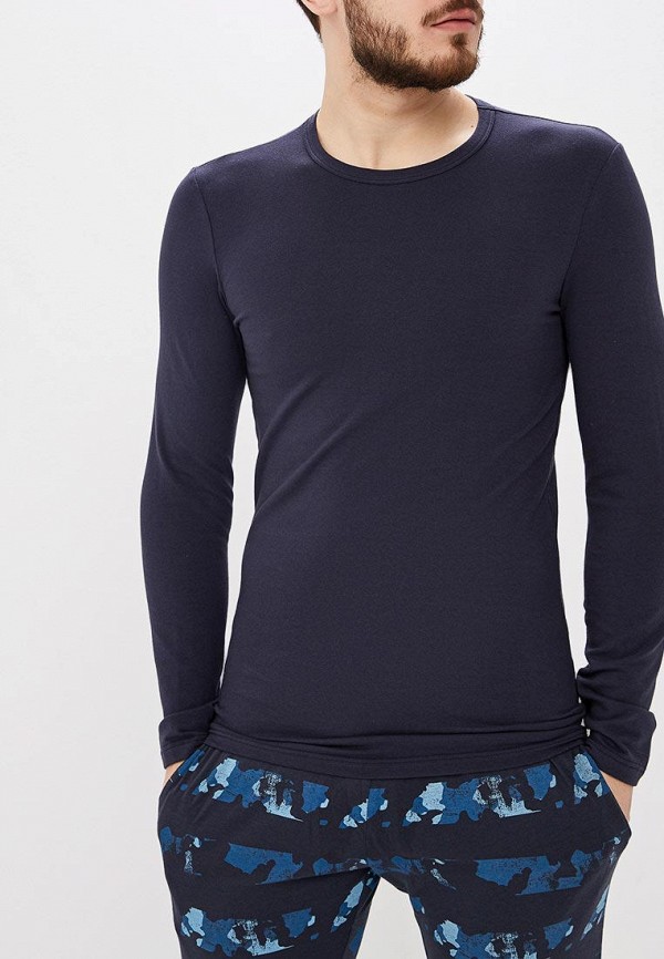 

Лонгслив домашний Tezenis, Синий, Tezenis MP002XM24TTF