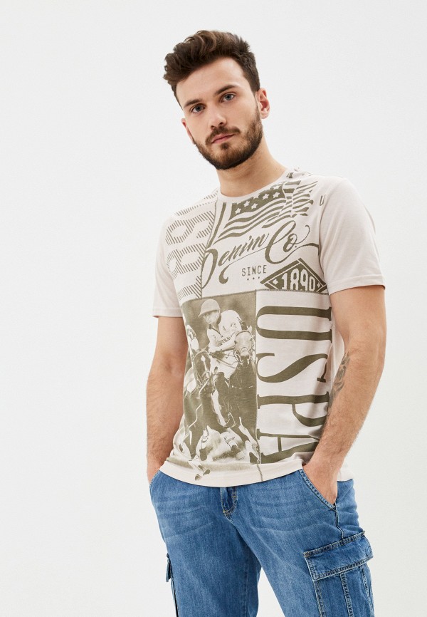 

Футболка U.S. Polo Assn, Бежевый