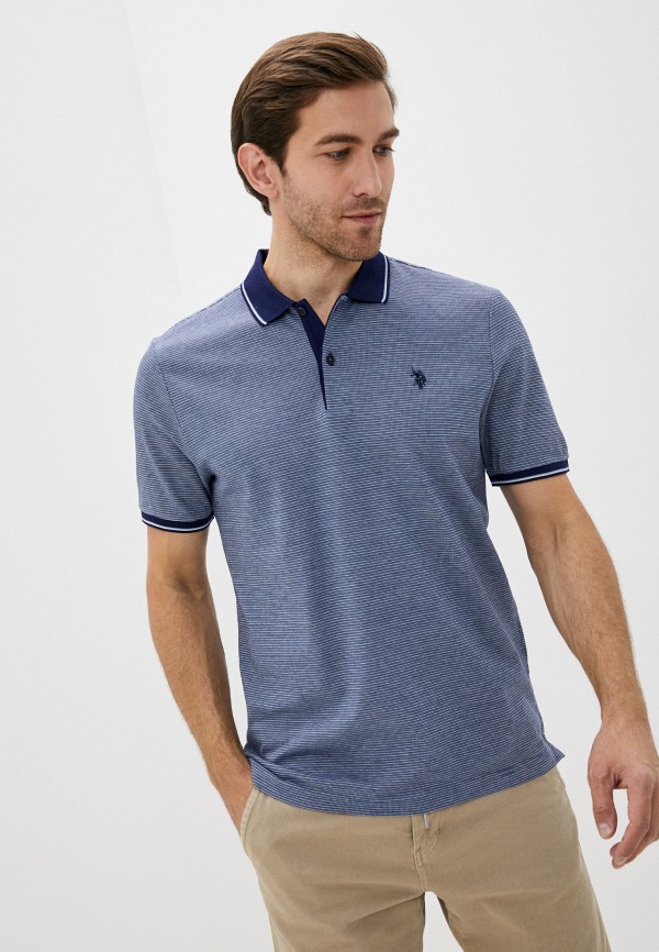 

Поло U.S. Polo Assn, Синий