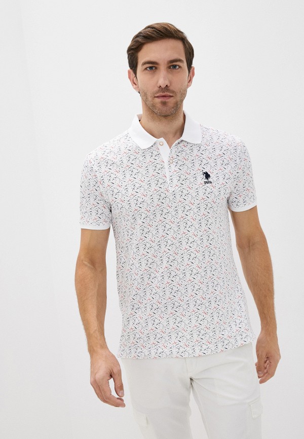 

Поло U.S. Polo Assn, Белый