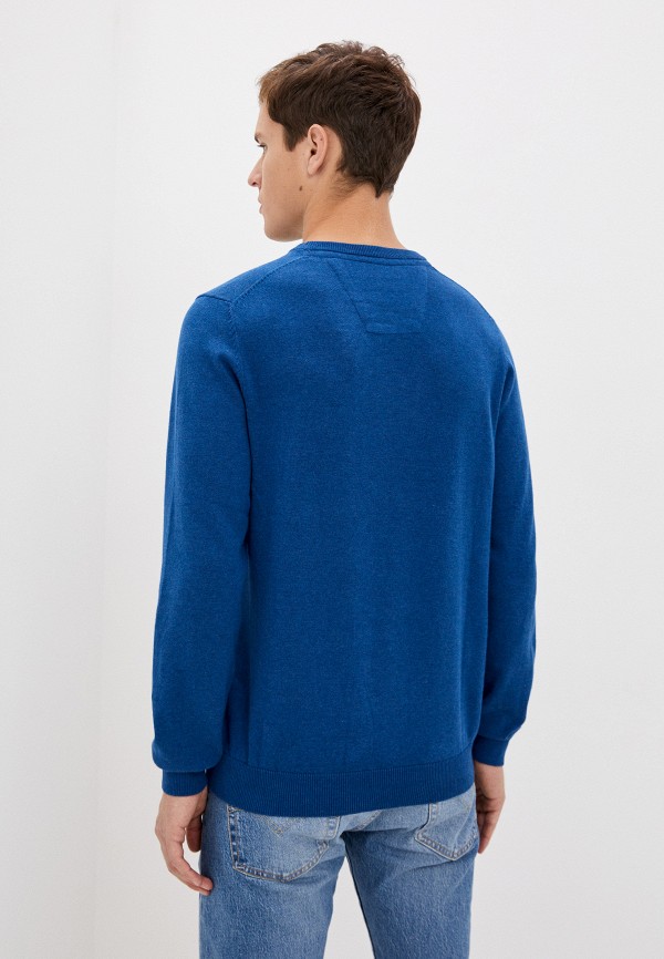 Пуловер Henderson цвет синий  Фото 3
