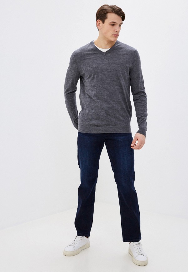 Пуловер Henderson цвет серый  Фото 2
