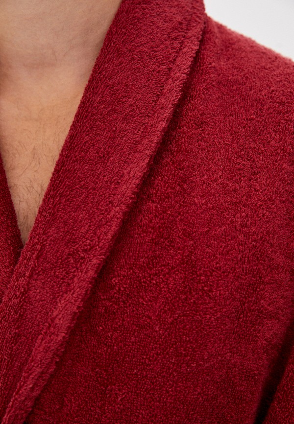 Халат домашний Wellness бордовый, размер 52, фото 4