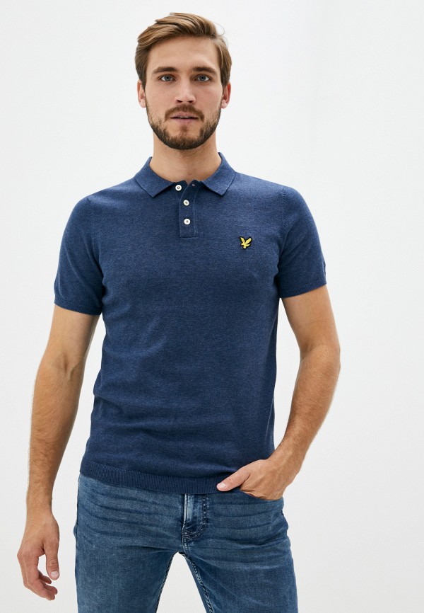

Поло Lyle & Scott, Синий