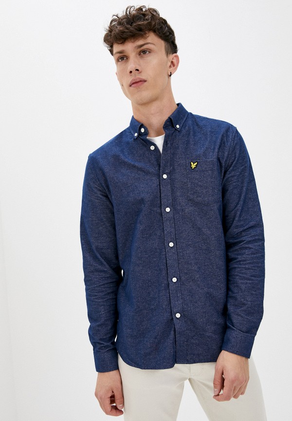 

Рубашка джинсовая Lyle & Scott, Синий, Mottled Shirt