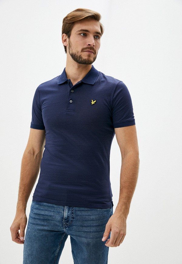 

Поло Lyle & Scott, Синий, Mercerised Polo Shirt