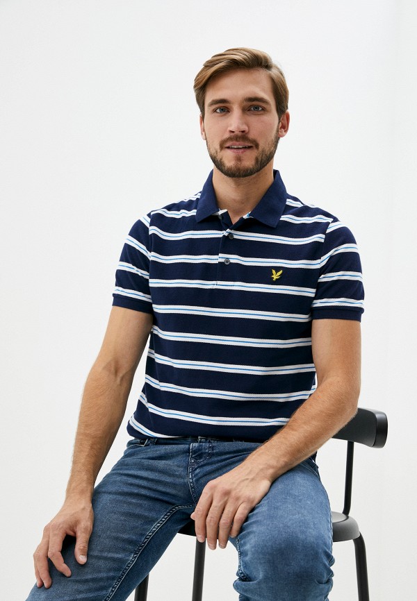 

Поло Lyle & Scott, Синий
