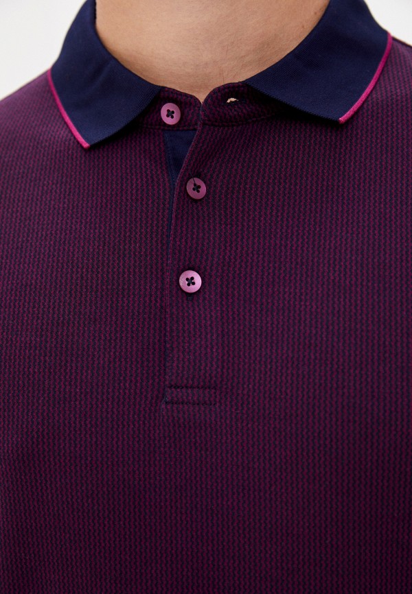 Поло Henderson цвет фиолетовый  Фото 4