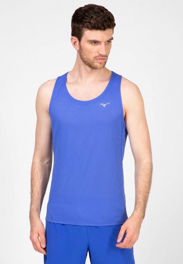 

Майка спортивная Mizuno, Голубой, DryAeroflow