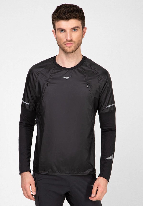 

Лонгслив спортивный Mizuno, Черный, Hineri Hybrid