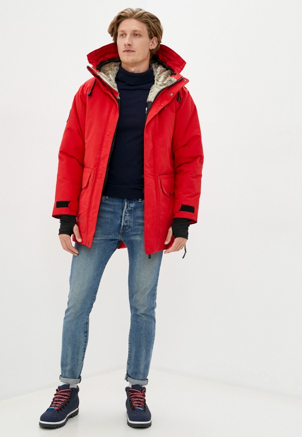 Пуховик Bask красный, размер 54, фото 2
