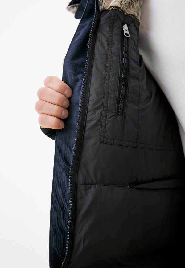 Пуховик Bask синий, размер 58, фото 4