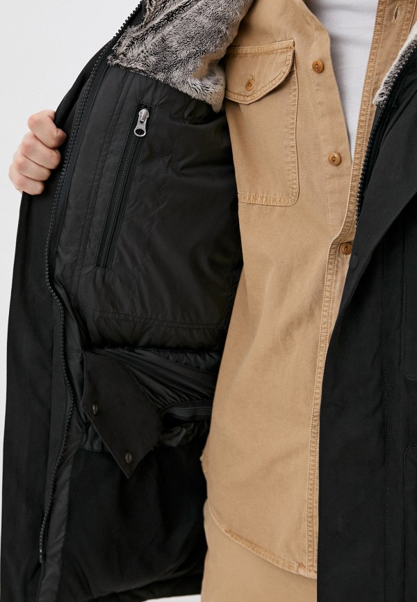 Пуховик Bask черный, размер 42, фото 4