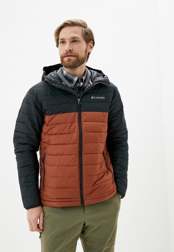 

Куртка утепленная Columbia, Коричневый, Powder Lite™ Hooded Jacket