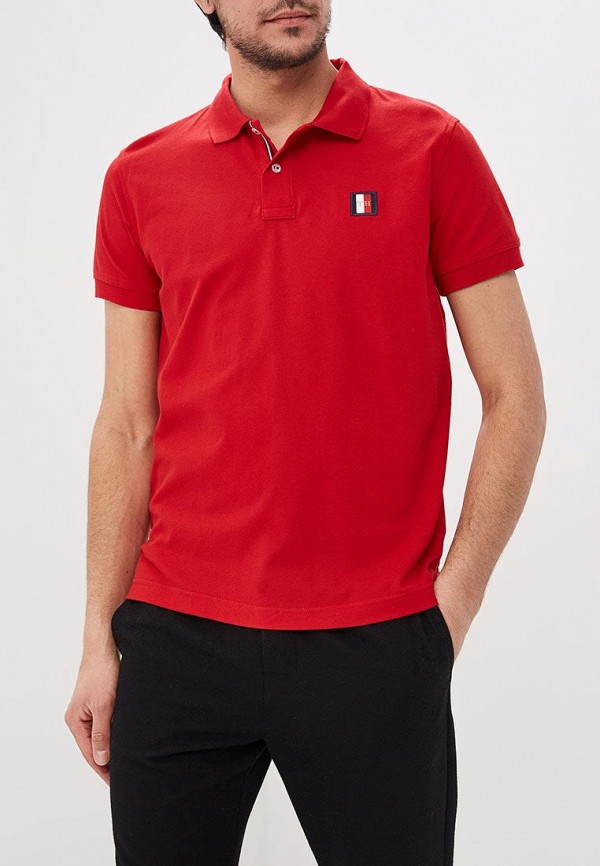 

Поло Tommy Hilfiger, Красный