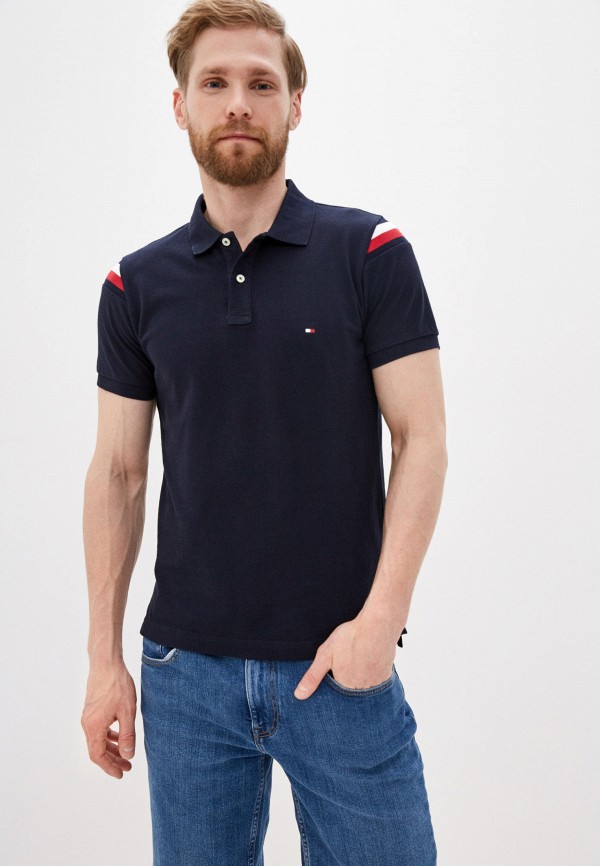 

Поло Tommy Hilfiger, Синий