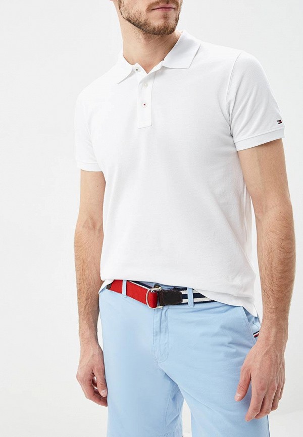 

Поло Tommy Hilfiger, Белый