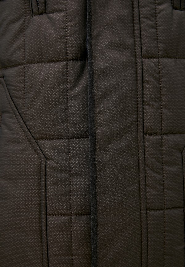 Куртка утепленная Dtmd цвет коричневый  Фото 5