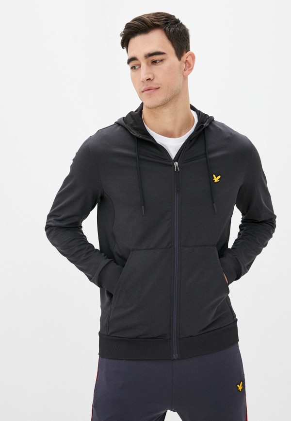 

Толстовка Lyle & Scott, Черный, Superwick Full Zip Midlayer