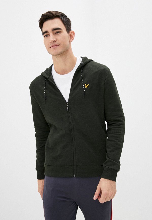 

Толстовка Lyle & Scott, Зеленый, Hooded Full Zip Midlayer