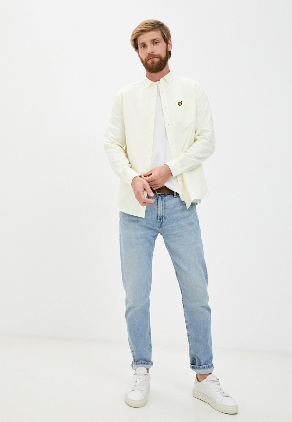 

Рубашка Lyle & Scott, Желтый, Regular Fit Oxford Shirt