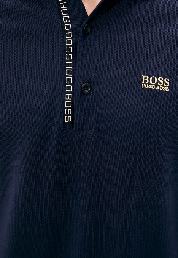 

Поло Boss, Синий