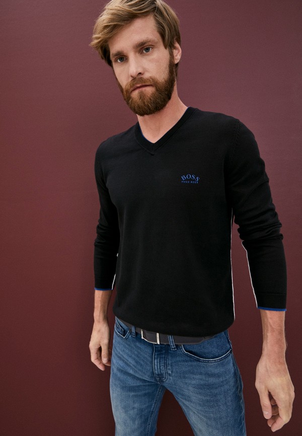 Пуловер Boss цвет черный  Фото 2