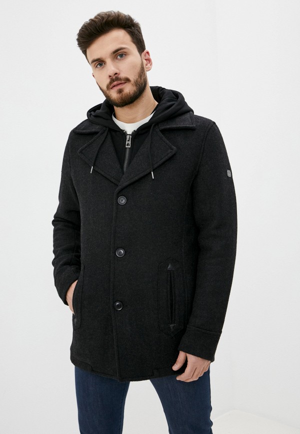 

Полупальто Indicode Jeans, Черный