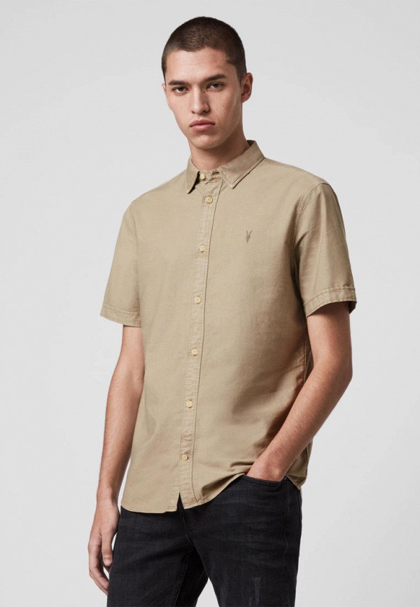 

Рубашка AllSaints, Бежевый, AllSaints MP002XM252HT