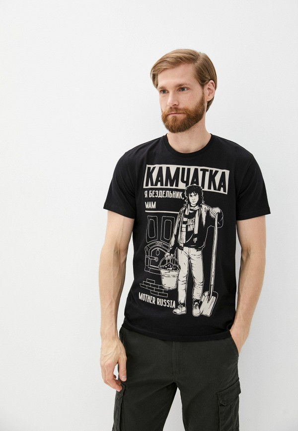 

Футболка Mother Russia, Черный, "Камчатка"