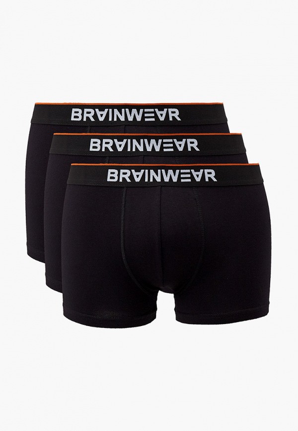 

Трусы 3 шт. Brainwear, Черный