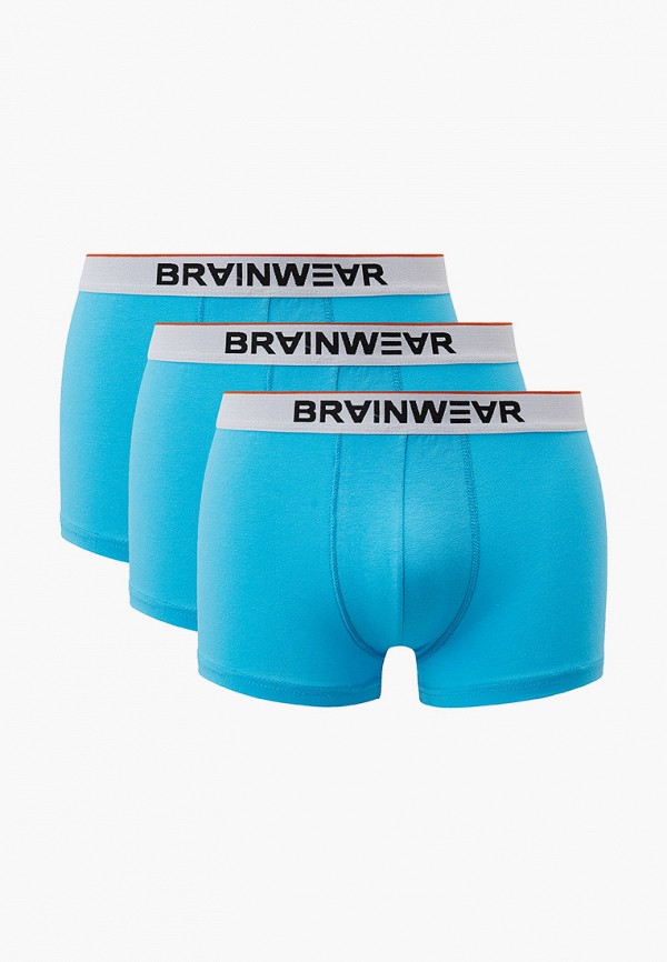 

Трусы 3 шт. Brainwear, Голубой