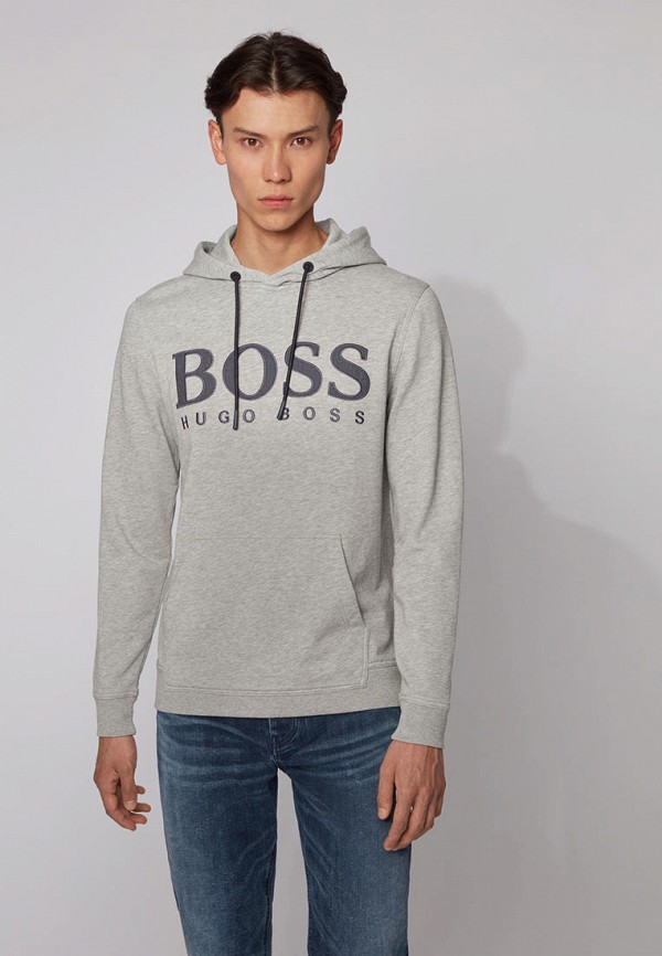 Худи Boss цвет серый 