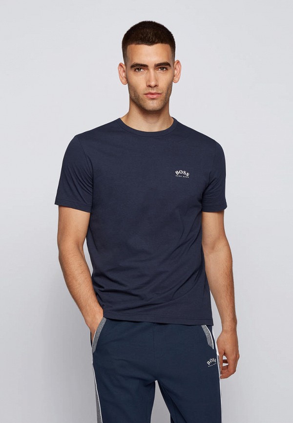 

Футболка Boss, Синий, Tee Curved
