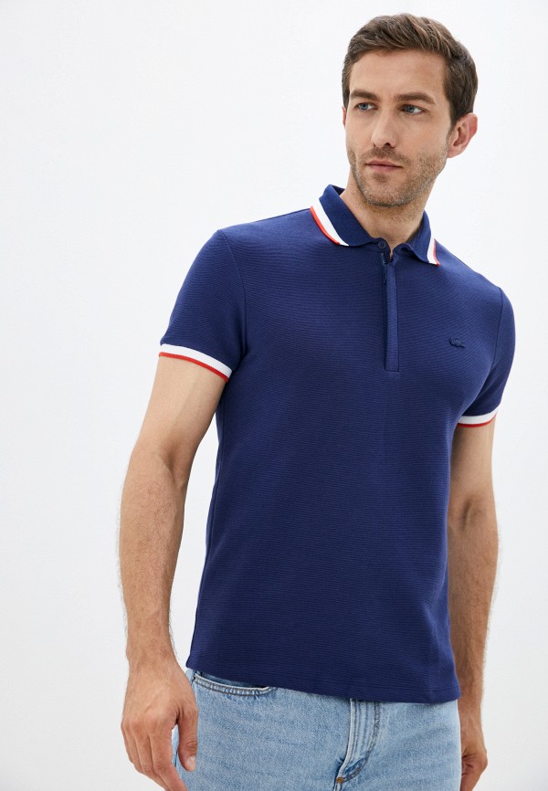 

Поло Lacoste, Синий