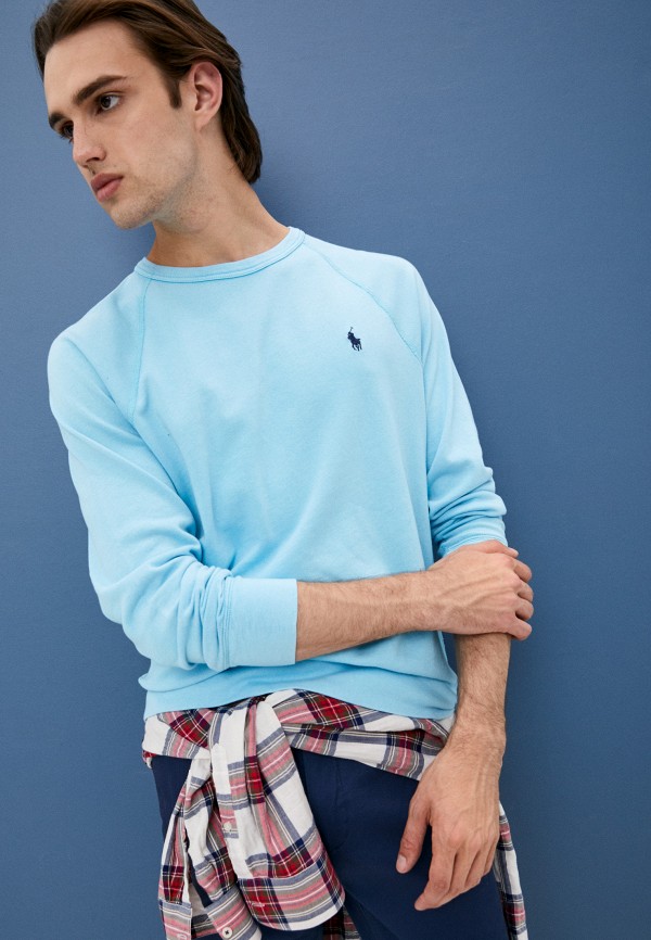 Свитшот Polo Ralph Lauren цвет голубой  Фото 2