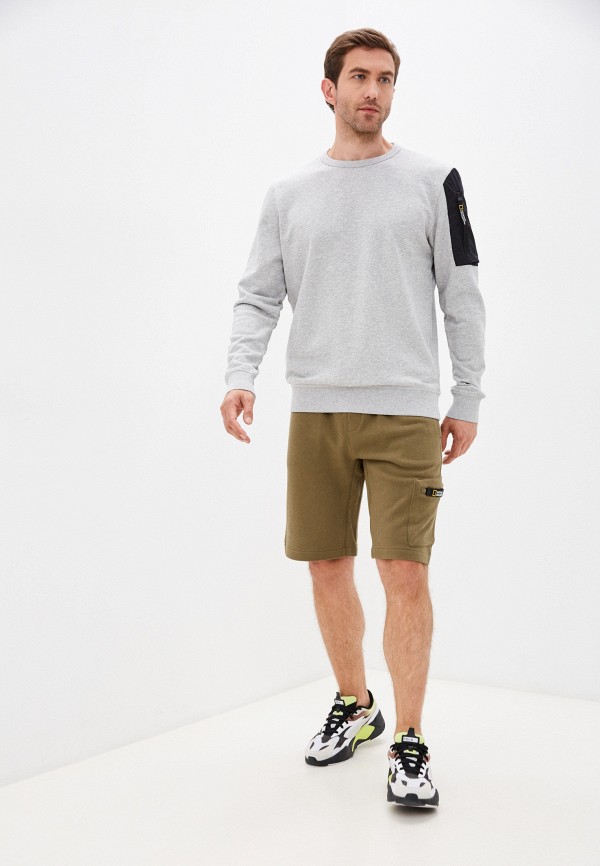 

Свитшот National Geographic, Серый, FOUNDATION crew neck