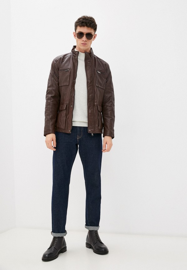 фото Куртка кожаная urban fashion for men