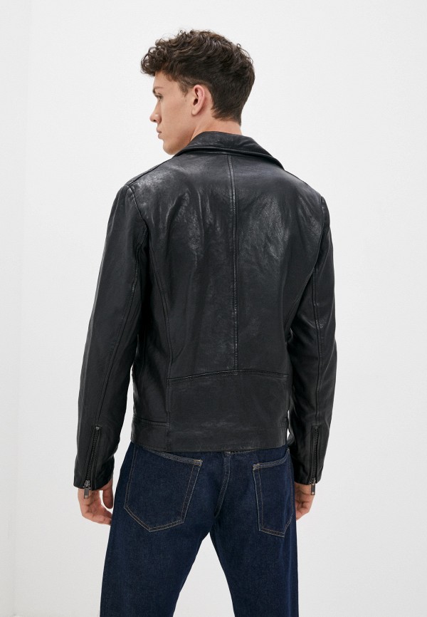 

Куртка кожаная Urban Fashion for Men, Черный