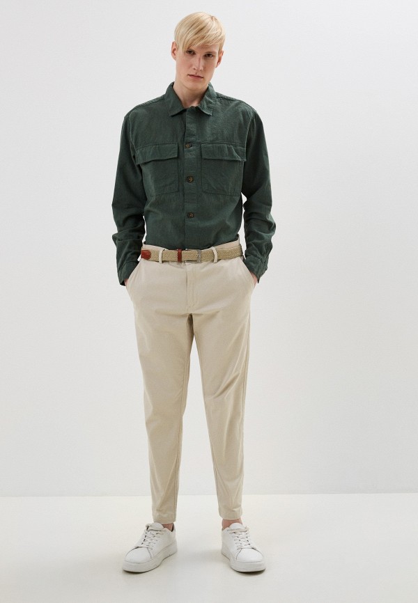 Рубашка Zolla зеленый, размер 54, фото 2