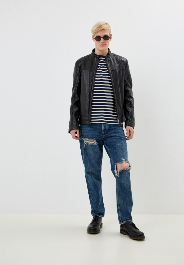 фото Куртка кожаная urban fashion for men