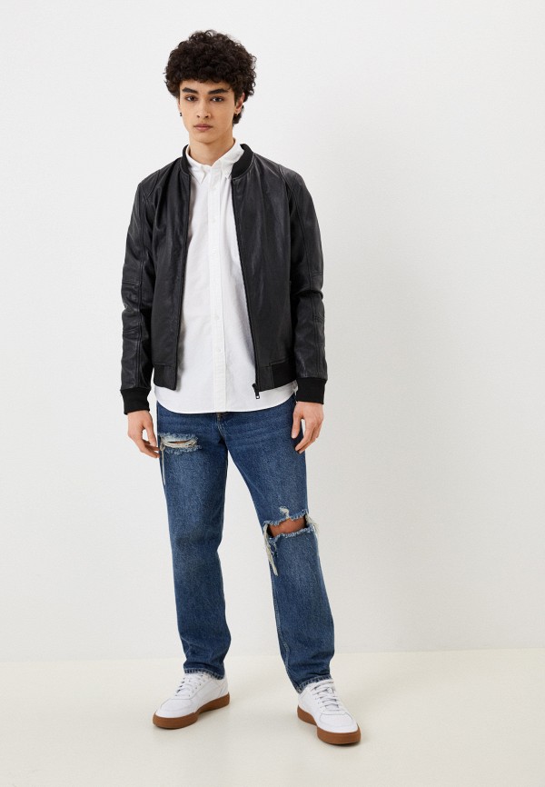 фото Куртка кожаная urban fashion for men