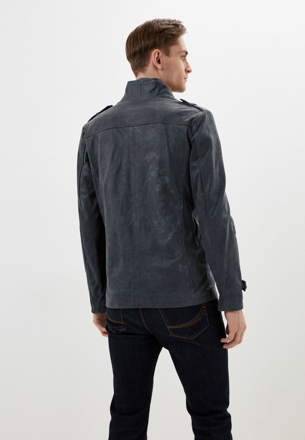 Куртка кожаная Urban Fashion for Men коричневый, размер 60, фото 3